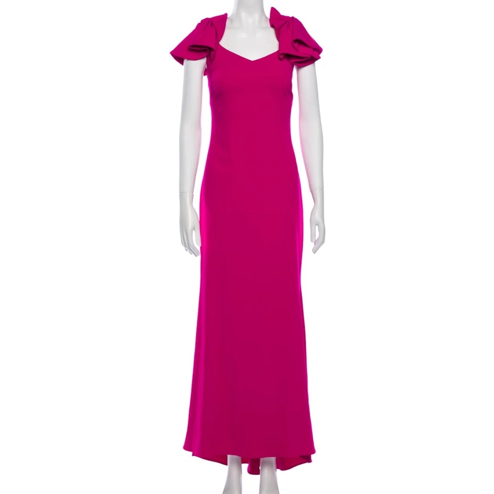 Badgley Mischka Fuschia Gown - size 4